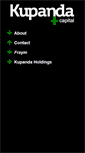 Mobile Screenshot of kupandacapital.com