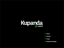 Tablet Screenshot of kupandacapital.com